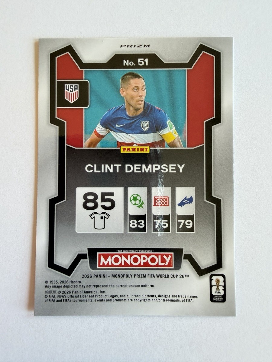 Panini Prizm World Cup 2025 Clint Dempsey Pink Stars SSP | USA