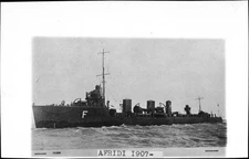 British Royal Navy Battleship Destroyer HMS Afridi SHIPPING NAVAL OLD PHOTO