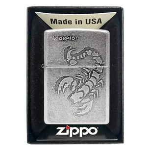 Gippo Scorpion Vintage Lighter - Antique Collectible, New