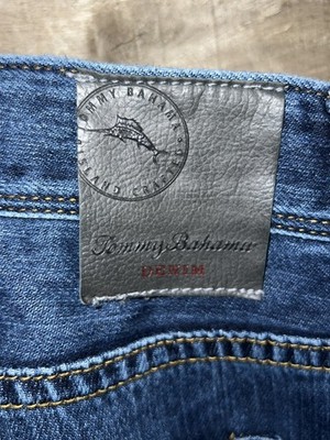 Tommy Bahama Cayman Island Relaxed Mens Jeans 40x32 Storm Wash Blue