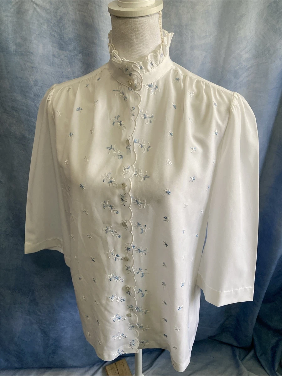シャツ+ブラウス(長袖+七分) vintage gold sheer ruffle collar blouse Amazon.com: Cuteighteen Victorian Blouse Women Lolita Steampunk