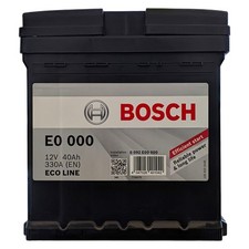 BATTERIA PER AUTO BOSCH E0000 0092E00000 40AH 12V 330A 175X175X190