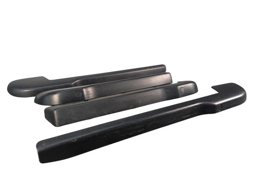 1999-2004 Volkswagen Golf GTI Jetta Front Seat Rail Cover Set Black 1J0881347D - Picture 3 of 14