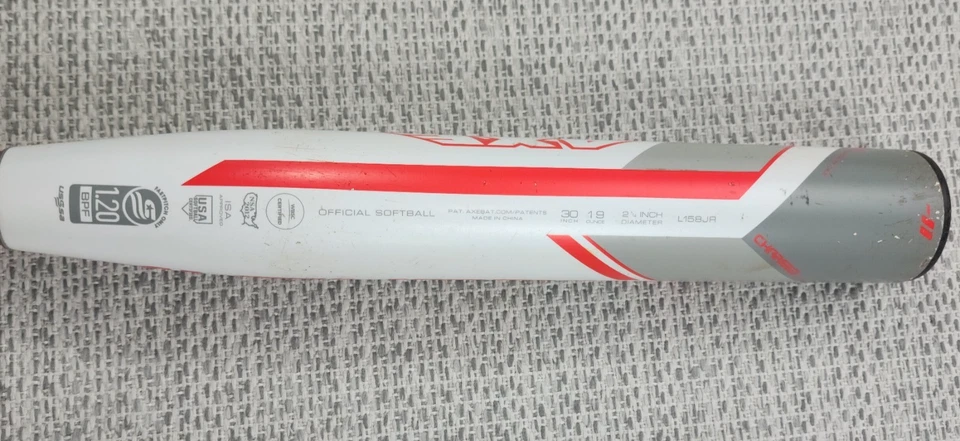 Bate de softbol lanzamiento rápido Axe L158JR Avenge Pro Power Gap ASA USSSA 2022 30" 19 OZ Foto 4 de 4