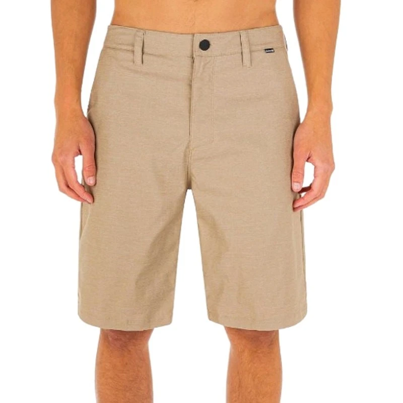 HURLEY Men's H2O-Dri Breathe 21" Walk Shorts Size 32 Light Khaki 9" Inseam NWT