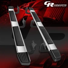POLISHED 6" SS FLAT RUNNING BORAD STEP NERF BAR FOR 2019-2024 RAM 1500 CREW CAB