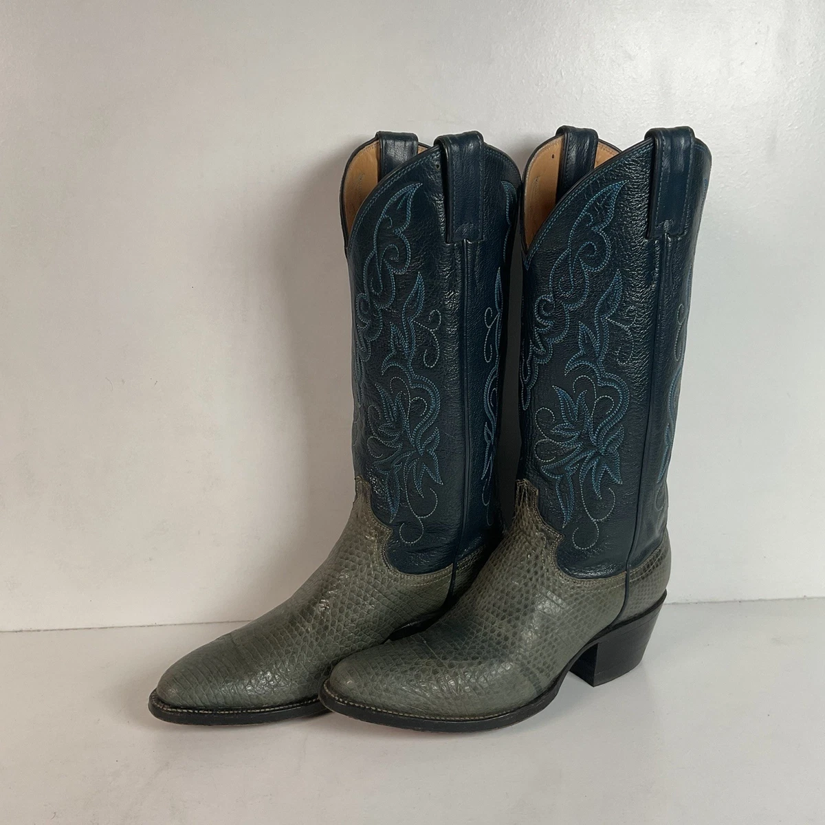 Justin Grey embroided Leather Cowboy Boots women’s size 7 D Corral Women main image 4