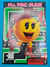 ms. pacman SNES - MANUAL ONLY - Instruction Booklet