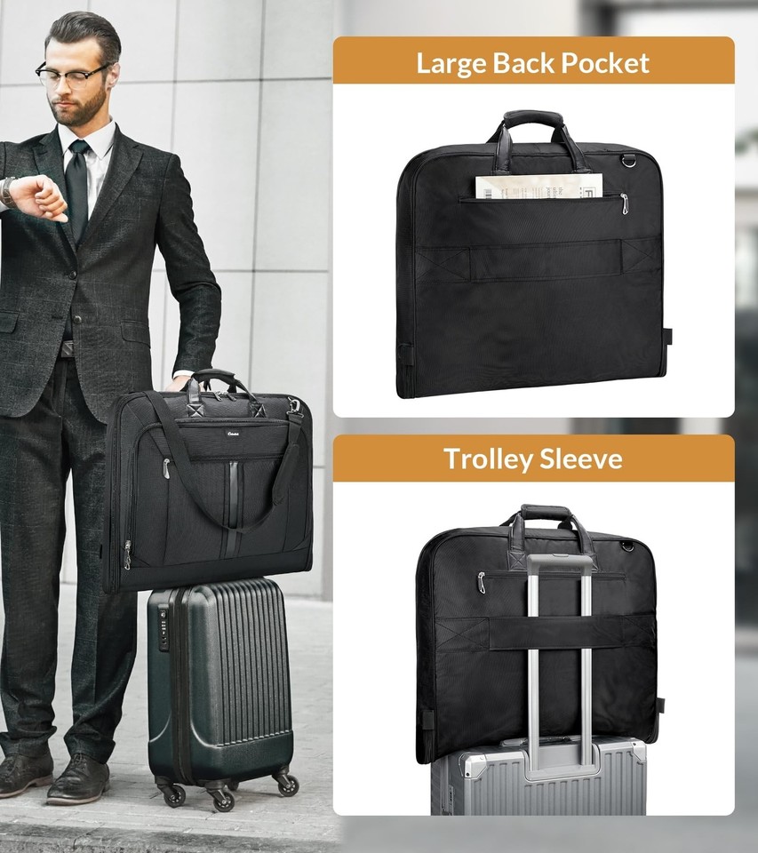 Garment Bag for Travel Suit Bag Large Carry on Garment Bags for Hanging