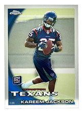 2010 Topps Chrome Kareem Jackson RC Houston Texans