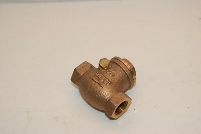 (NEW) WEBSTONE R07-SEC07-D02 WEB-03 3/8'' Brass Swing Check Valve 