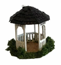 Dollhouse Miniature 1/144th Scale Gazebo complete  Kit for Garden  Outdoor Patio
