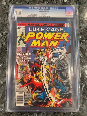 CGC 9.6 NM Marvel Comics 1/77 Power Man #39 - Mayhem at Milehigh Keep!