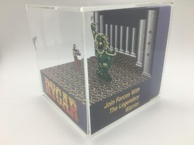 Rygar Final Boss Fight vs. Ligar for the Nintendo NES Shadow Box Diorama Cube
