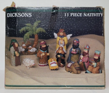 Dicksons 11 piece Nativity Scene Figurine Set...