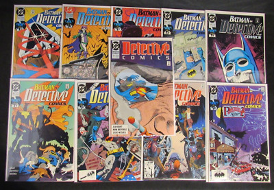 Detective Comics Copper Age Lot #611, 612, 613, 614, 615, 616, 617, 618 ++ JJ885