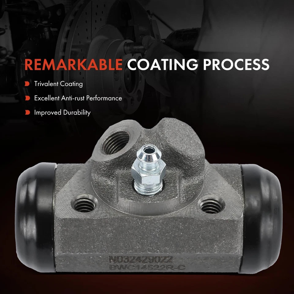 Cilindro de rueda de freno de tambor trasero izquierdo/derecho para Dodge serie D200 Ford F250 Jeep Foto 3 de 4