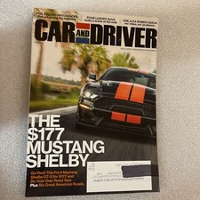 Car and Driver Magazine August 2019 Shelby Mustang Rental Alfa etc