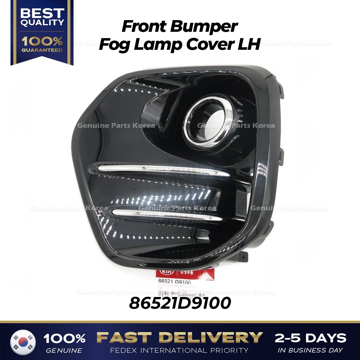 ◆h◆ ⭐Genuine⭐ Front Bumper Fog Lamp Cover LH 86521D9100 for