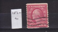 TIMBRE ETATS UNIS 1912-15 N° 183 aC-OBL. B-VOIR SCAN-R/V-H100