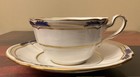 Copeland Spode Stafford Blue Leaf 1 Set Cup Saucer Gold Trim - 4 Sets Available