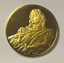 24k Gold ElekPlate Sterling Silver The APOSTLE JOHN the EVANGELIST