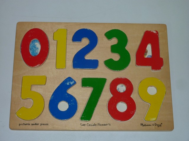 melissa doug number puzzle
