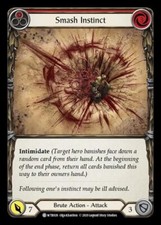 Smash Instinct (Red) WTR026 Condition Flesh And Blood Tcg Welcome To Rathe