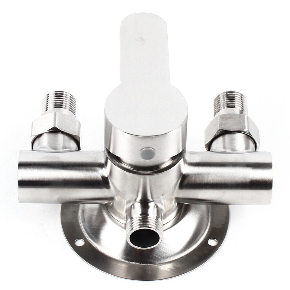 Wall Mount Shower Faucet Control Valve Bath Mixer Bathroom Water Tap