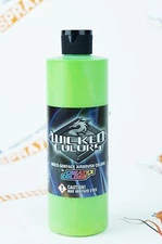 Createx Wicked Colors W305 Pearl Lime Green 16oz. water-based airbrush paint