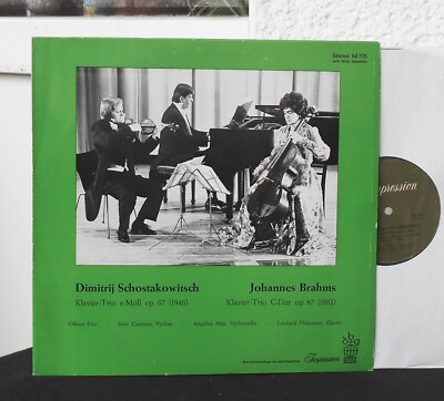 Schostakowitsch / Brahms  Klavier Trio  Odeon Trio  Angelica May Kurt Guntner LP