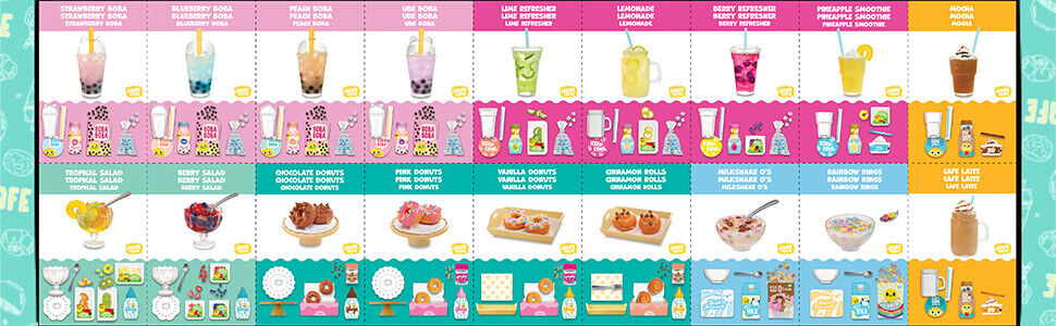 MGA Miniverse Make It Mini Food CAFE SERIES 3 Kit artigianali: scegli tu -   Italia
