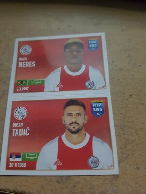 Panini FIFA 365 2022 Aufkleber | Ajax | Neres - Tadic 