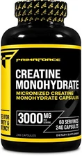 Primaforce Creatine Monohydrate Capsules - 240 Capsules, 3,000mg per Serving