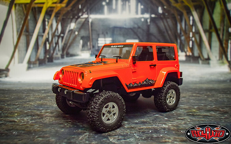 RC4WD 1/18 Gelande II Truck RTR w/ Black Rock Body Set Orange Z
