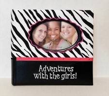 Girls Adventures Photo Album 9x8 Zebra 80 Pages Holds 160 6x4 Photos Fetco