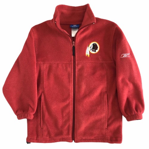 Giacca pile NFL Reebok Washington Redskins full zip BAMBINI taglia small 8 - Foto 11 di 11