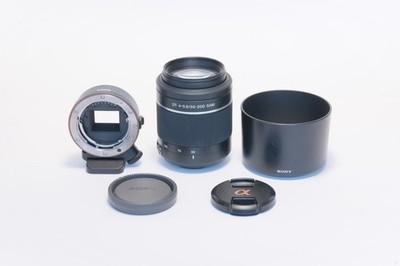 Sony LA-EA1 A-Mount zu E-Mount Adapter inkl. SAL55200 55-200mm SAM II  Objektiv