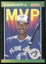 1987 Donruss The Rookies Fred McGriff Toronto Blue Jays #31