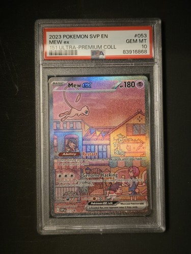 PSA 10 MEW EX 053 BLACK STAR PROMO 151 ULTRA PREMIUM COLLECTION POKEMON - Bild 6 von 6