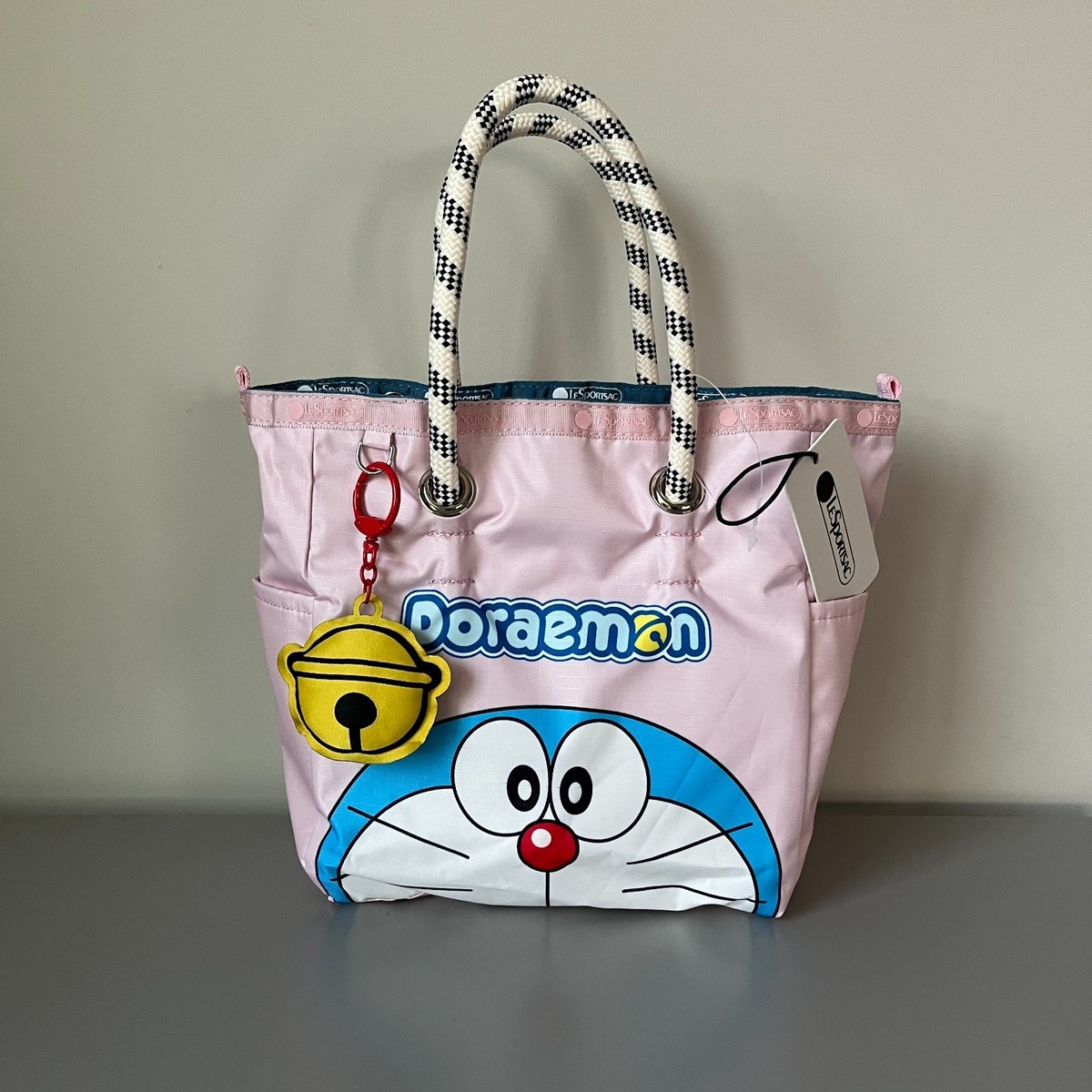 Lesportsac Doraemon Medium Two-Way Tote with Charm NWT | eBay