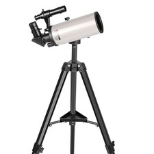 Maksutov-Cassegrain Telescope, Mak70 Telescopes for Adults Kids 1000mm Grey