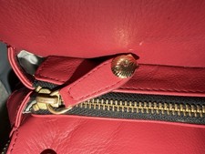 Modalu Pippa Pink Leather Handbag Pink Shoulder Grab Bag