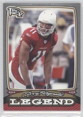 2008 Topps Rookie Progression Legends Gold /199 Larry Fitzgerald #PL-LF HOF 0q4