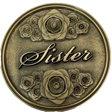 Batesville Casket LifeStories Display Funeral Medallion Magnet Sister