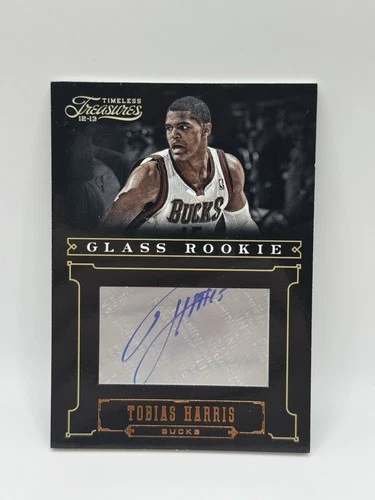 2012-13 Panini Timeless Treasures Glass Rookie Autograph Tobias Harris #241 /499