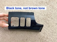 2007 - 2013 Acura Mdx Dash Driver Side Trim Mirror Switch Panel Black Woodgrain
