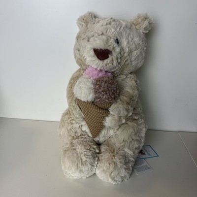 Jellycat Fao NYC Bär Oatus mit Eis Oatus bear with ice cream Neu mit Etikett