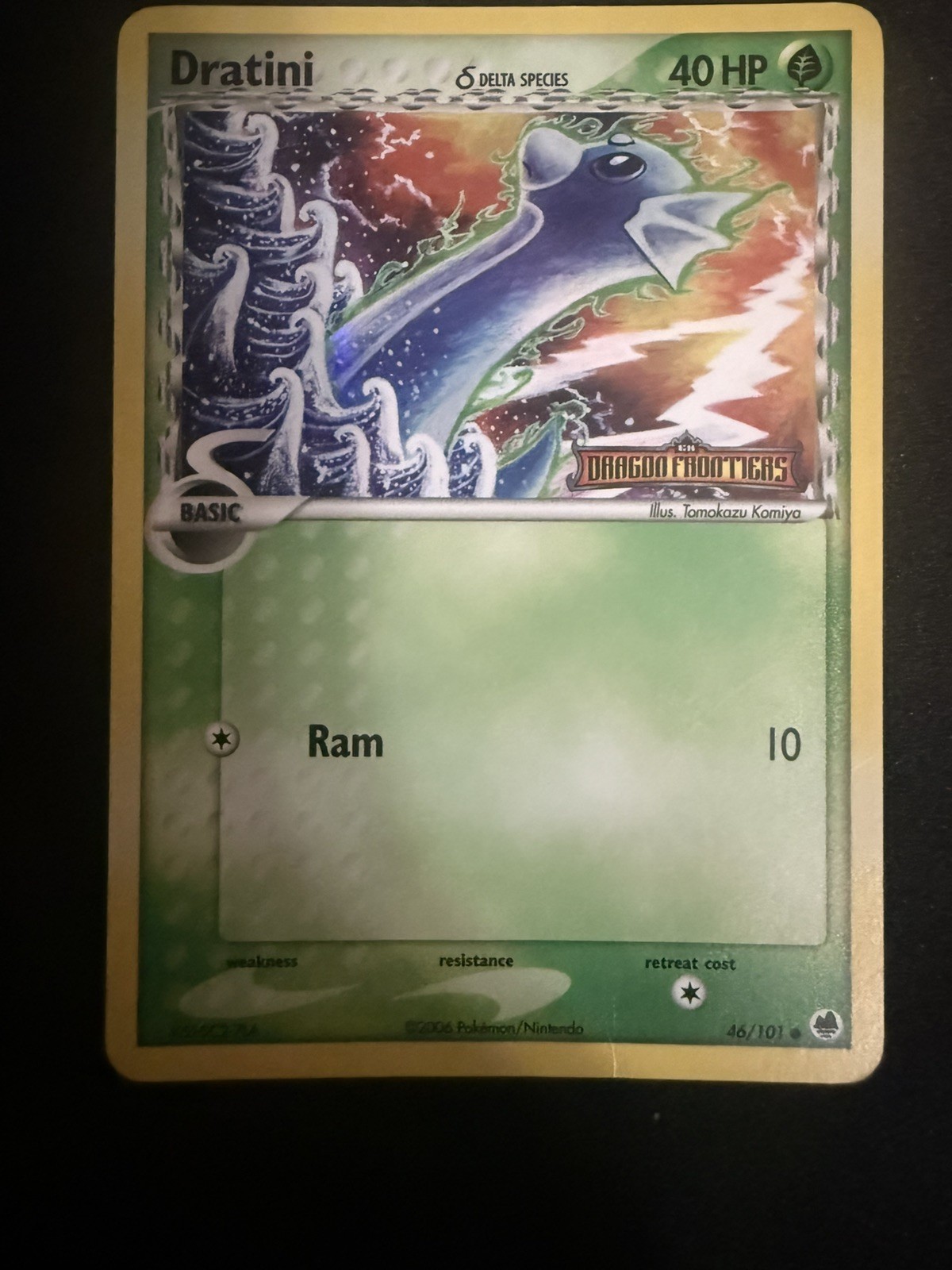 Dratini (Delta Species) 46/101 Dragon Frontiers Reverse Holo Stamped LP 