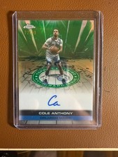 ‘25 Topps Chrome Autograph Issue Cole Anthony Green Refractor /99 TAU-CA Magic